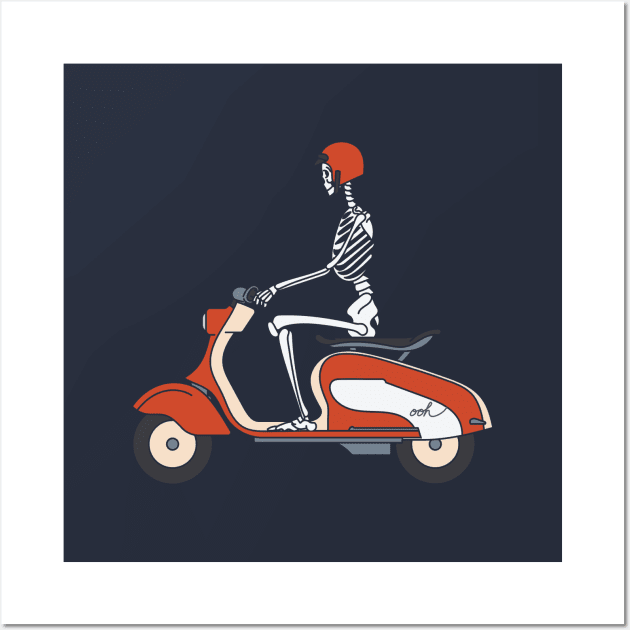 Chilly Ride Wall Art by MonkeyColada